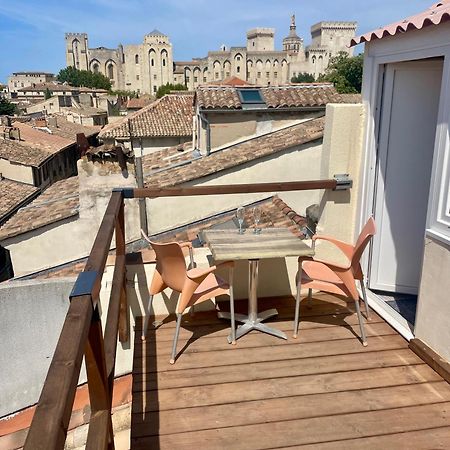 Le Toit D'Avignon - Intra-Muros - Terrasse Vue Palais Des Papes - Ideal Festival - Climatisation - Wifi Zewnętrze zdjęcie