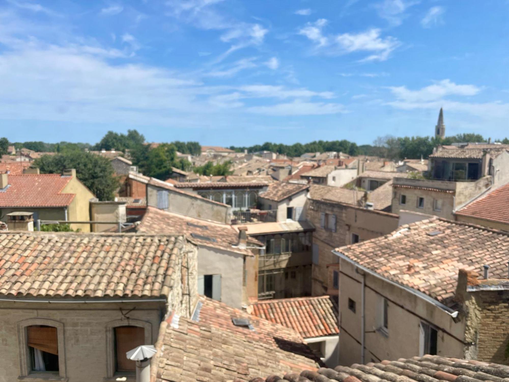 Le Toit D'Avignon - Intra-Muros - Terrasse Vue Palais Des Papes - Ideal Festival - Climatisation - Wifi Zewnętrze zdjęcie